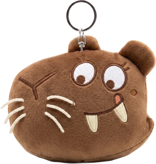 Pearl plush keyring
