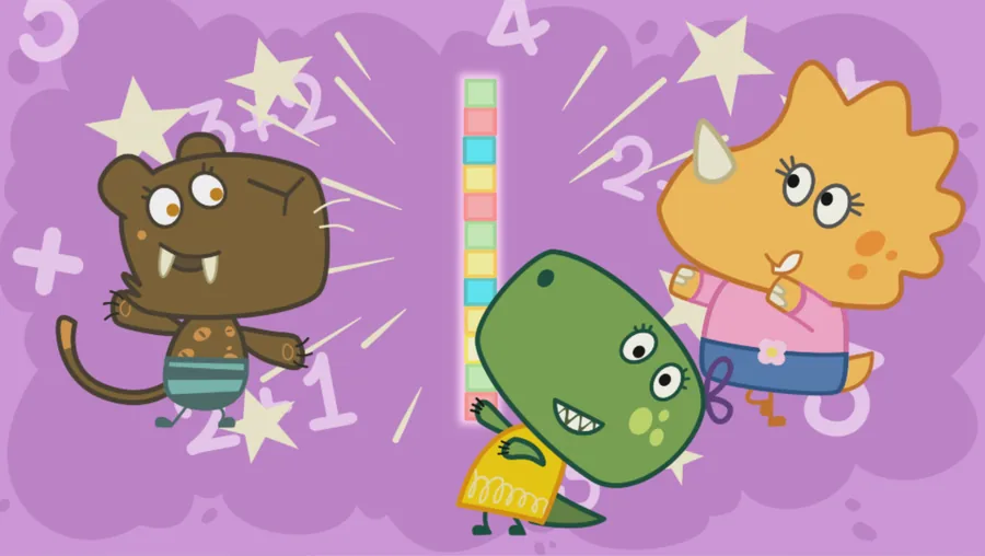 Tippi, Triceps and Pearl counting with numbers and stars